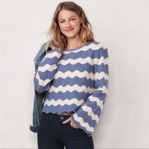 Lauren Conrad Trumpet Sleeve Crop Sweater